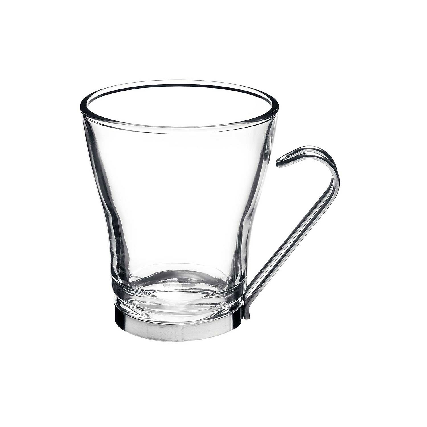 Glass cappuccino hotsell cups