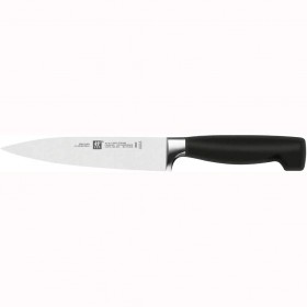 Slicing knife 16cm/6.3" - black handle