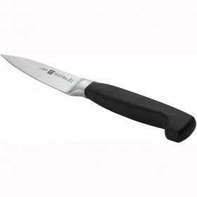 Garnishing and larding knife 10cm/4" - black handle