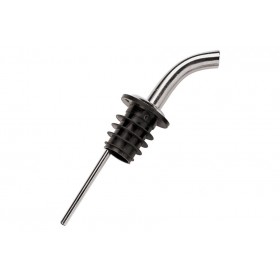 Curved pouring cork - Nickel-plated inox