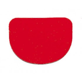 Dough scraper - Half circle-shaped - 4.7 in / 12 cm 3.5 in / 8,8 cm - Polypropylene - Set of 10