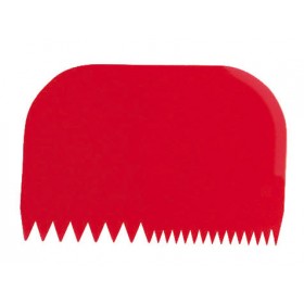 Decorative dough scraper - Rectangle-shaped - 5.7 in / 14,5 cm 3.9 in / 9,9 cm - Polypropylene