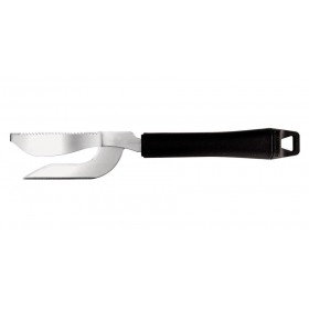 Double fish scaler - 8.9 in / 22,5 cm - Inox 18/10