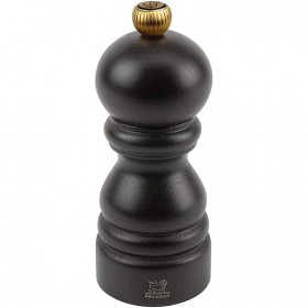 Black chocolate salt mill 12cm/4.7" - beech wood