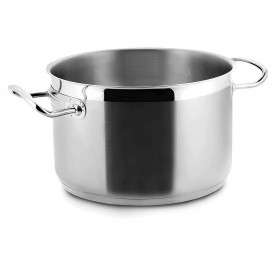 Induction stainless steel 18/10 stew pot - Ø 32 cm
