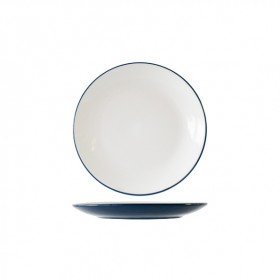 Round dessert plate 8" / 21.1cm blue - Singly sold