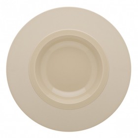 Sandstone round pasta plate 10" / 26cm dune- singly sold