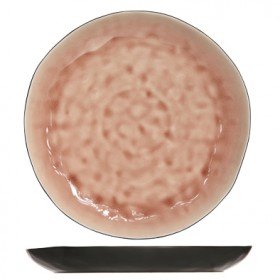 Flat plate black and rose 10" / 27cm - Set of 3