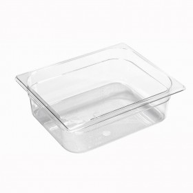 Tritan BPA Free gastronorm container GN 1/2 26.5x 32.5 x 15cm/10.2" x 12.6" x 6"