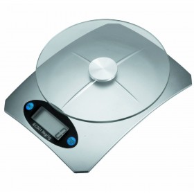Glass electronic digital kitchen scale - max 11 lb / 5 kg