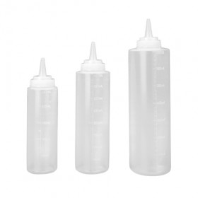 8.5 oz / 25 cl squeeze bottle for coulis and sauces - Sold individually