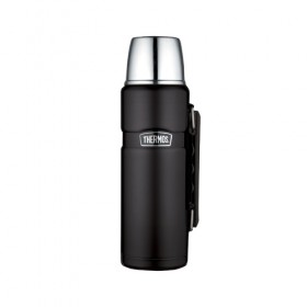 Stainless steel insulated bottle 1.2L / 41oz black mat