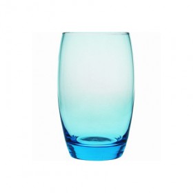 Transparent water glass – Tumbler 35cl – Sold by 6 - Ice Blue