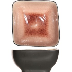 Cup black and rose 3" / 8cm - Set of 6