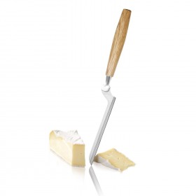 Brie cheese knife 10,6"/27cm - oak wood