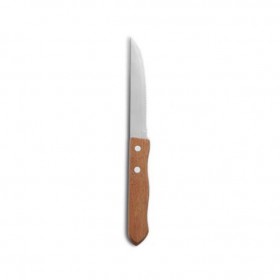 Stainless steel steak knives with wooden handle 7.8" / 20.5 cm - Set of 6