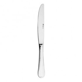 Flat handle table knife serrated blade - 3mm thick 18/10 stainless steel - Set of 6