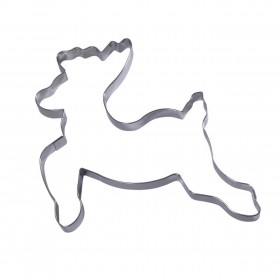 Stainless steel cookie cutter reinder 6.3 x 6" / 16 x 15.8 cm - Singly sold