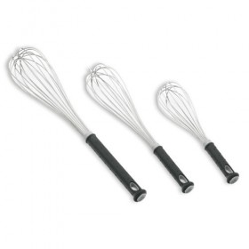 11.8 in / 30 cm 18/10 stainless steel whisk - fibreglass handle