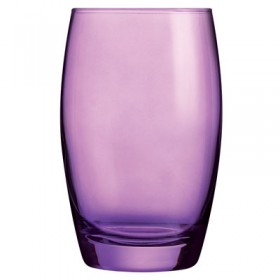 Purple old fashioned water glass 0.35qt studio – Sold by 6