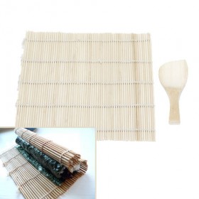 Bamboo sushi mat 9.4 x 9.4 in / 24 x 24 cm