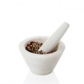 White marble Pestle & Mortar 