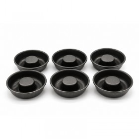 2.6 in / 6.5 cm non-stick rum baba mold - Set of 6