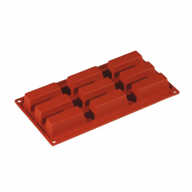 Flexible silicone mold - 9 minicake