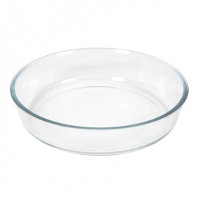 Glass pie dish 10.2 x 2.4" 
