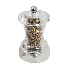 Pepper mill 10cm acrylic transparent