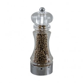 Pepper mill 17,5cm transparent acrylic 
