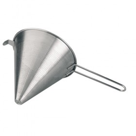 7.9 in / 20 cm stainless steel chinese strainer with stand - wire handle