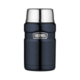 Stainless steel insulated food flask 71cl / 24oz blue