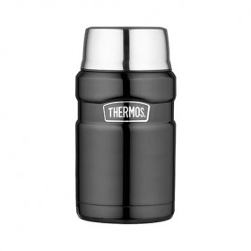Stainless steel insulated food flask 71cl / 24oz grey