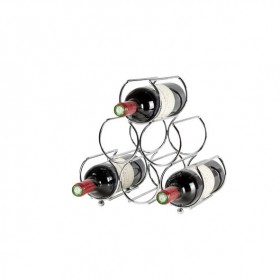 Metal Wine holder - 30 x 18 x 29cm / 11.8 x 7 x 11"