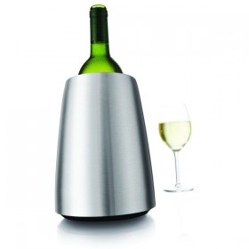Brushed steel wine cooler bucket