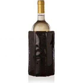Black plastic wine cooler
