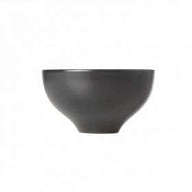 Round bowl 5 in / 12.7 cm black - Set of 6