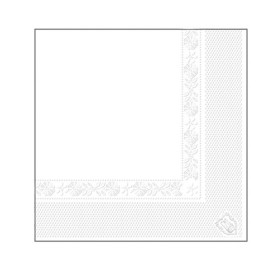 White paper towel 40 x 40cm two folds - Sold by 100