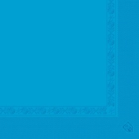 Turquoise blue paper towel 40 x 40cm two folds - Sold by 100