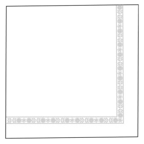 White double point paper towel 39 x 39cm - Sold by 100