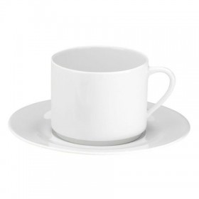 Porcelain breakfast saucer 6" / 16.4cm white - Valencay - Pillivuyt