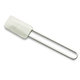 Inox and silicone rubber spatula - 7.9 in / 20 cm