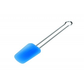Inox and silicone rubber spatula