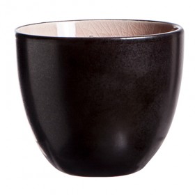 Cup black and rose 5oz / 14cl - Set of 6