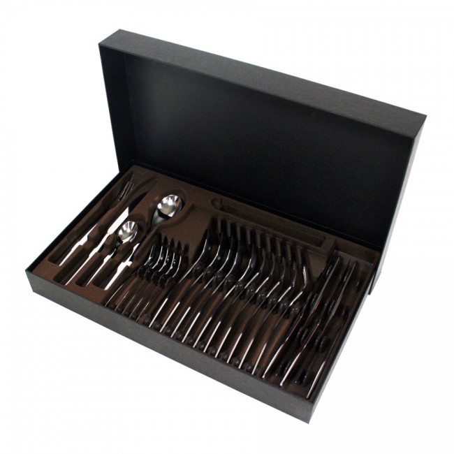24 pieces cutlery set 18/10 stainless steel - Confidence - Guy