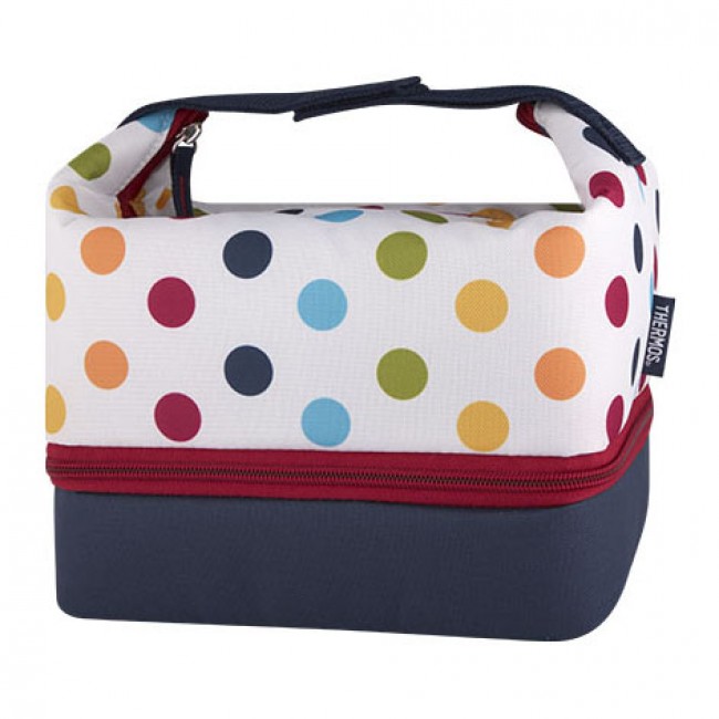Lunch bag isotherme multicolore 7.5L 9 can - Dots and Stripes - Thermos