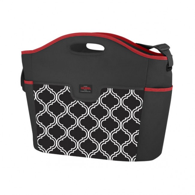 Insulated lunch kit 541oz 16L black and white Raya Premium Brooke Thermos