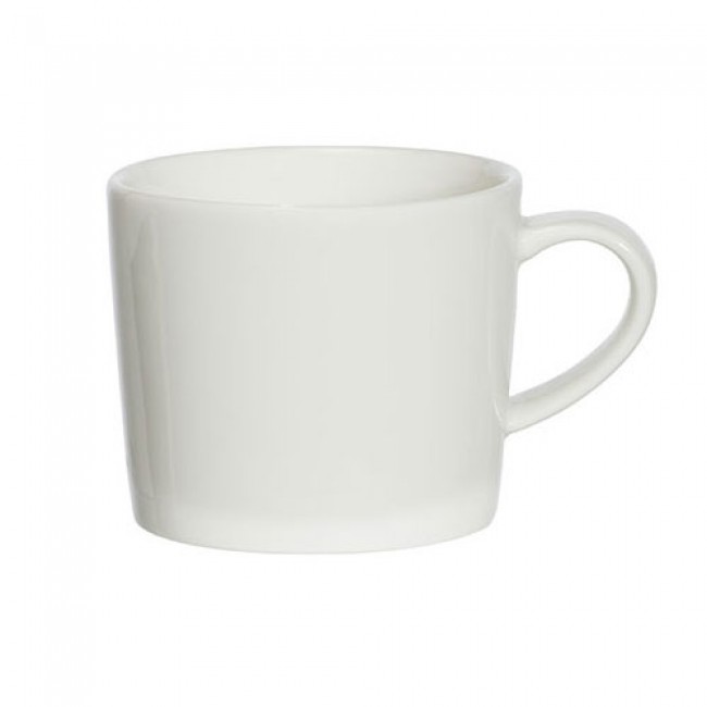 White porcelain coffee cup 3,4 oz / 10 cl - Oslo - Cosy & Trendy