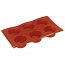 Moule flexible en silicone - 6 muffins - Flexipad